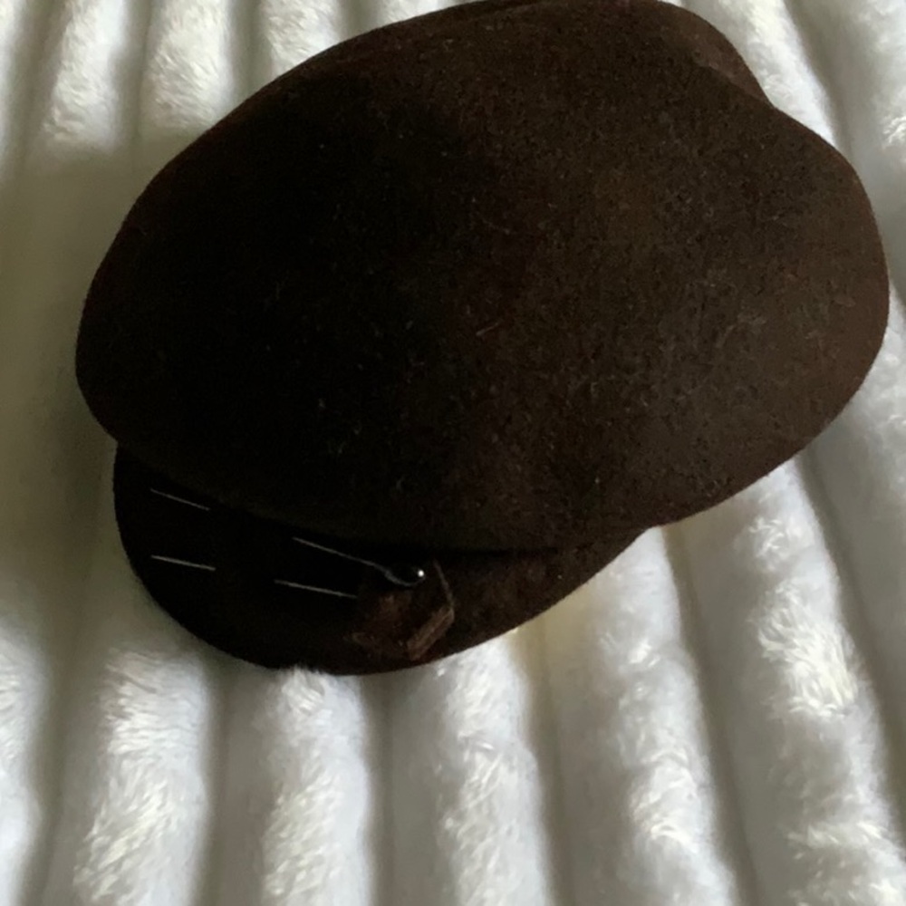 Classic Brown Wool Flat Cap